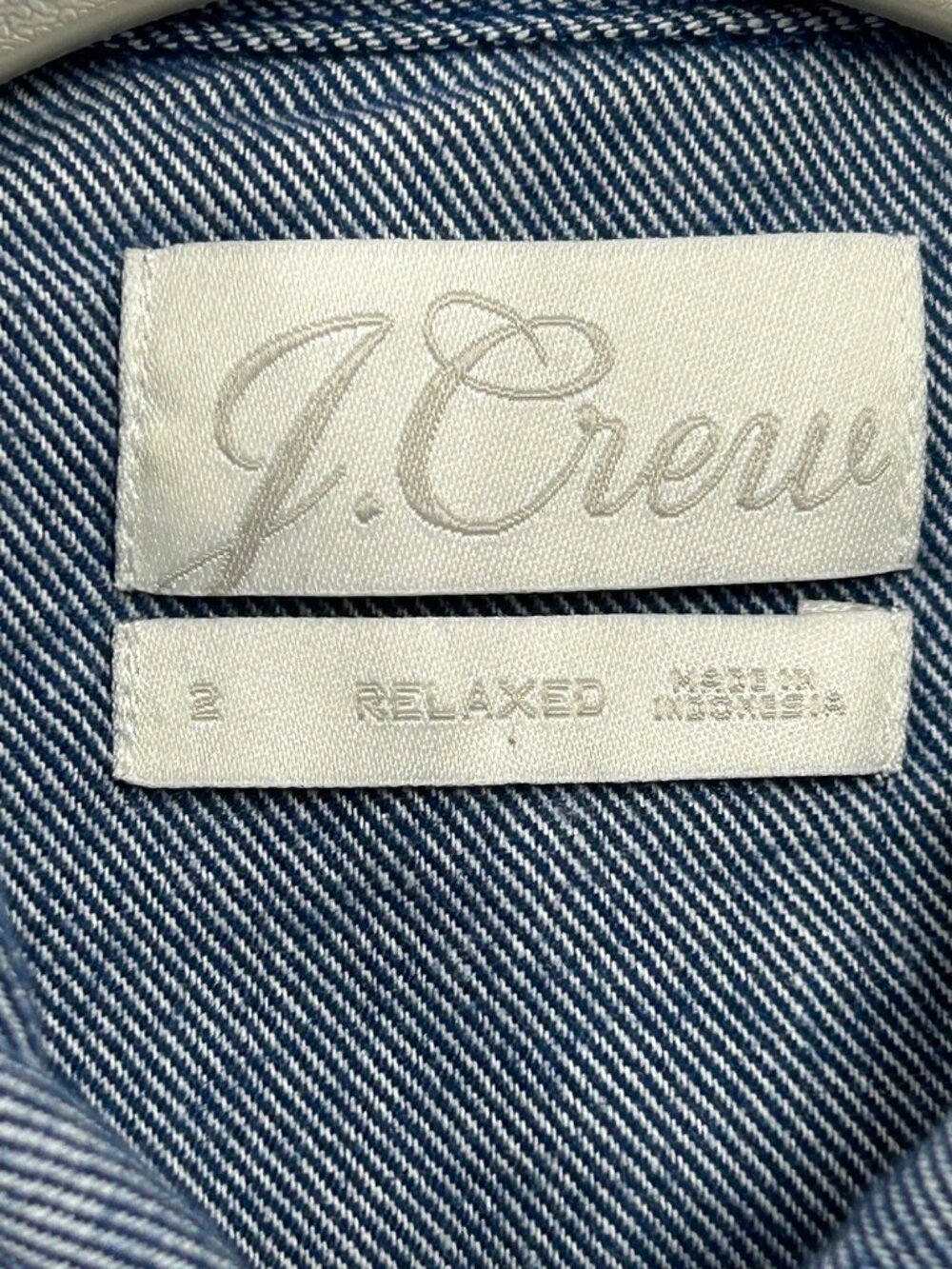 Western Coastal Cowgirl Capsule Denim J.Crew Chambray Pearl Snap Shirt Women’s 2 - Picture 8 of 9